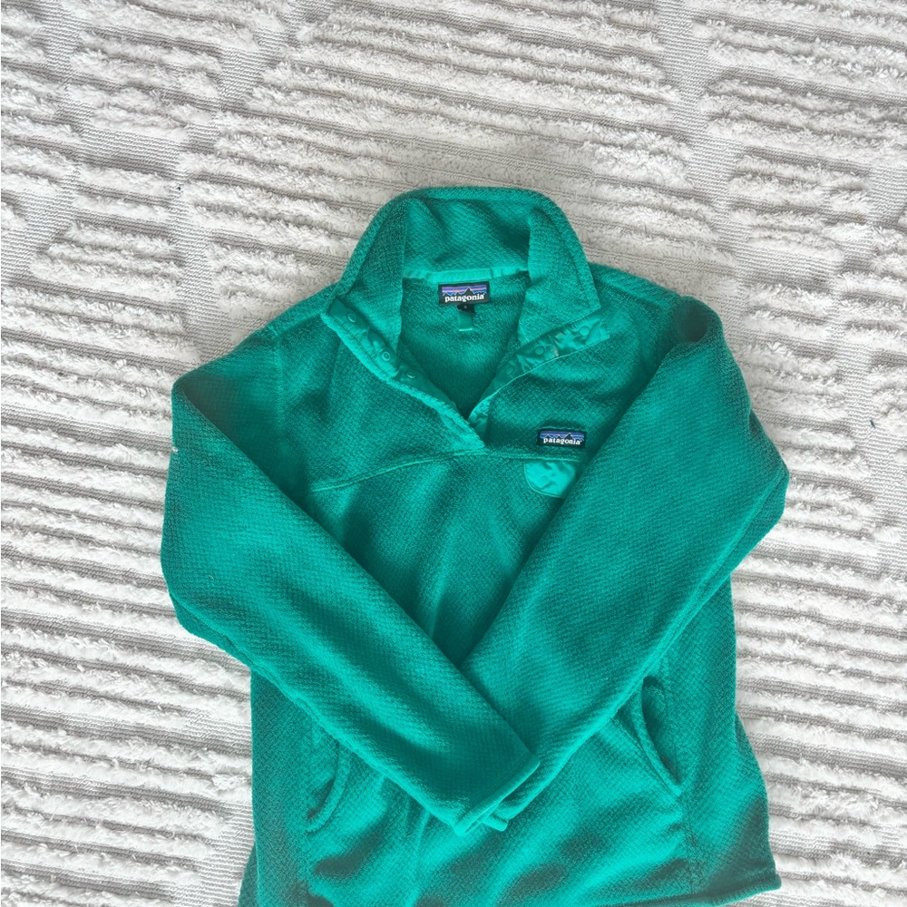 Patagonia Turquoise Fleece Pullover